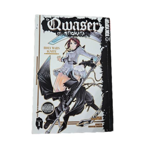 TOKYOPOP Qwaser of Stigmata: Holy Wars Ignite Vol 1 English Written Manga 2010 - Picture 1 of 6